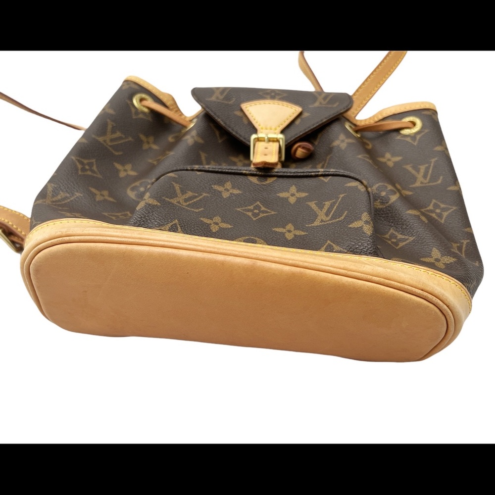 Authentic✅ Louis Vuitton Montsouris PM M51137 Monogram Canvas Backpack Brown - Picture 6 of 12